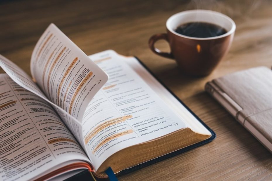 Bible with Highlighted Verses