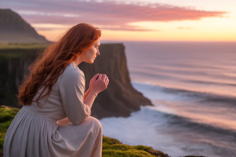 Person in prayer finding hope in Bible verses during sunrise, representing God's faithfulness in difficult times