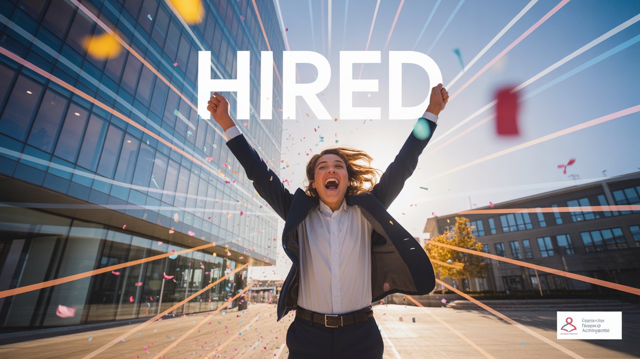 Celebrating successful job search with prayer and thanksgiving