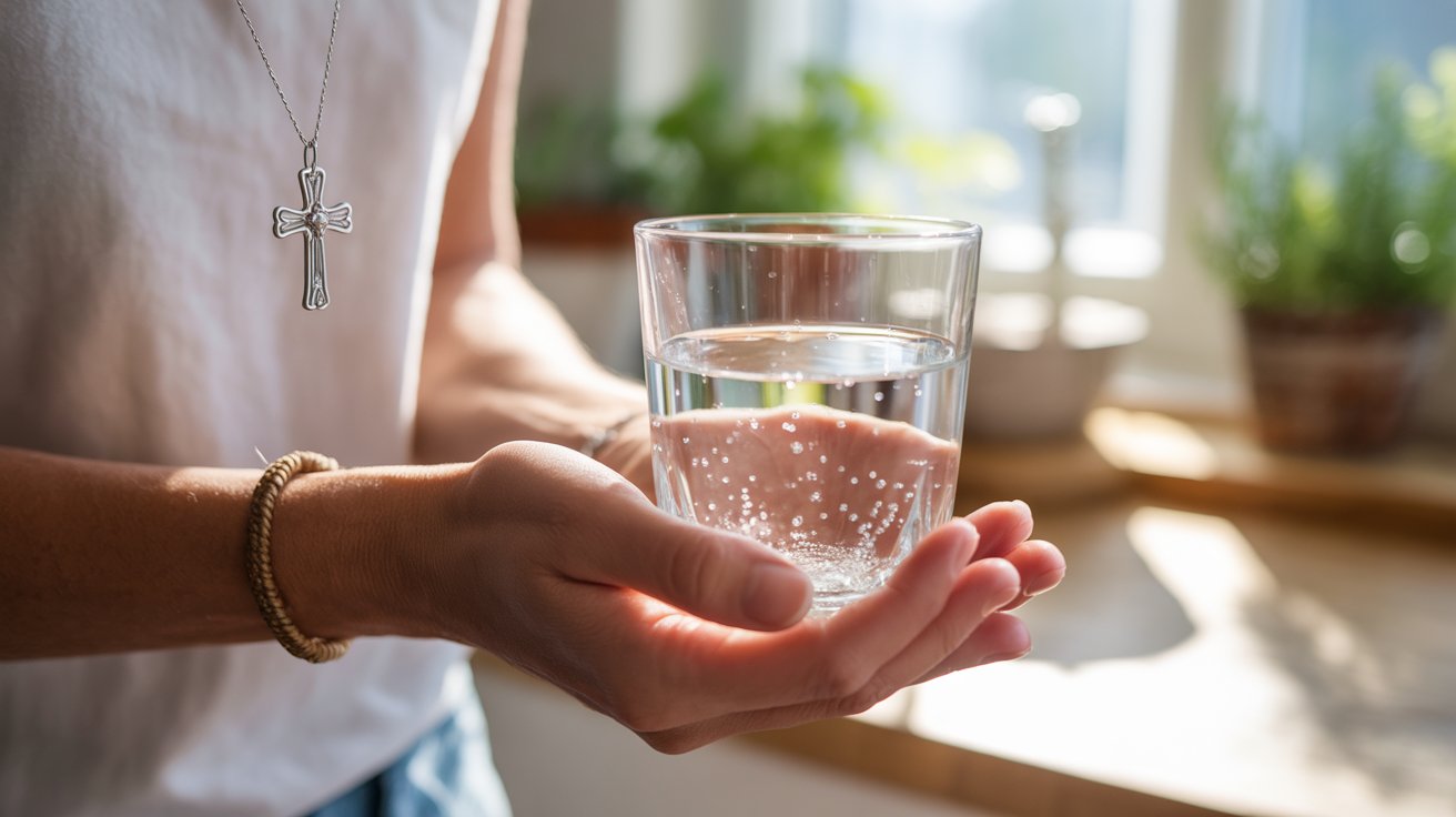 Morning water and prayer routine for daily kidney disease management