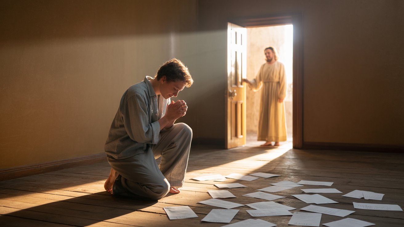 Prayer overcoming job rejection with divine door opening
