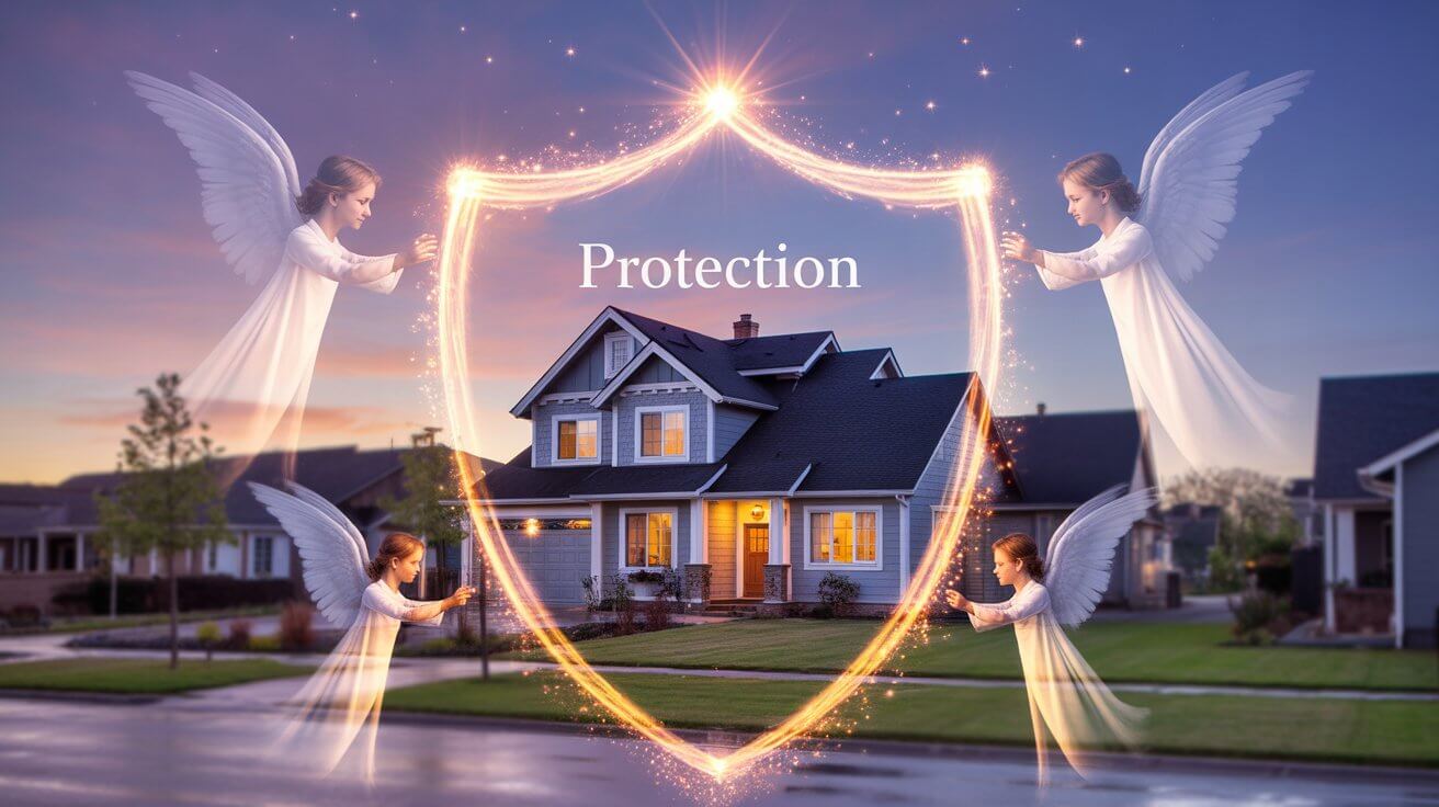 Spiritual protection and peace surrounding family home through prayer