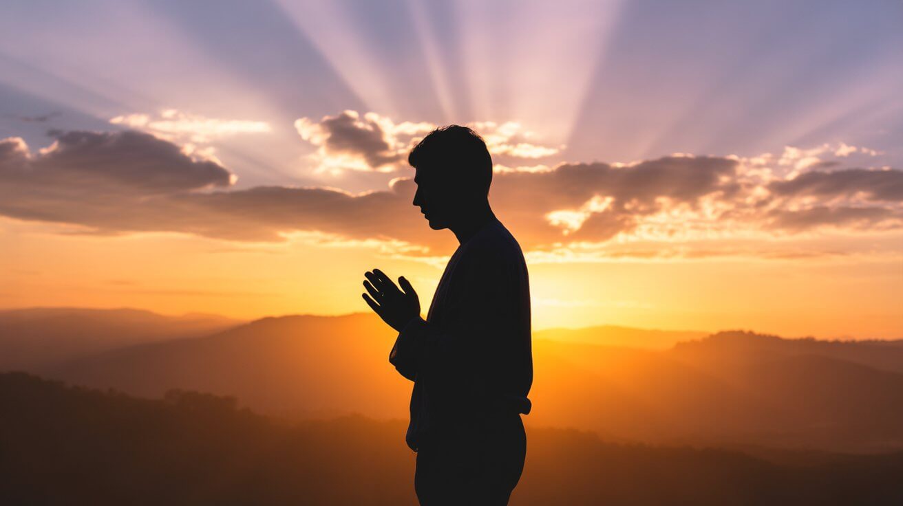 Person finding hope and peace while waiting on God's healing and timing