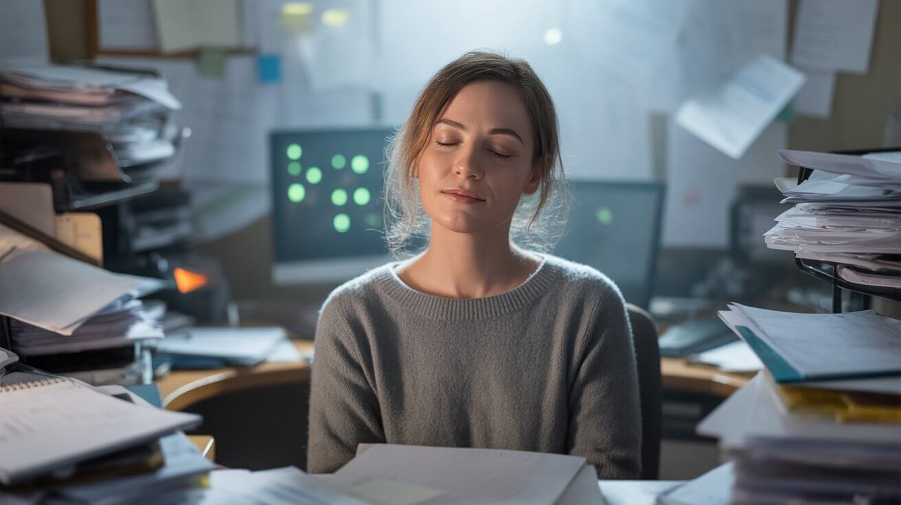 Finding inner peace through prayer despite workplace chaos