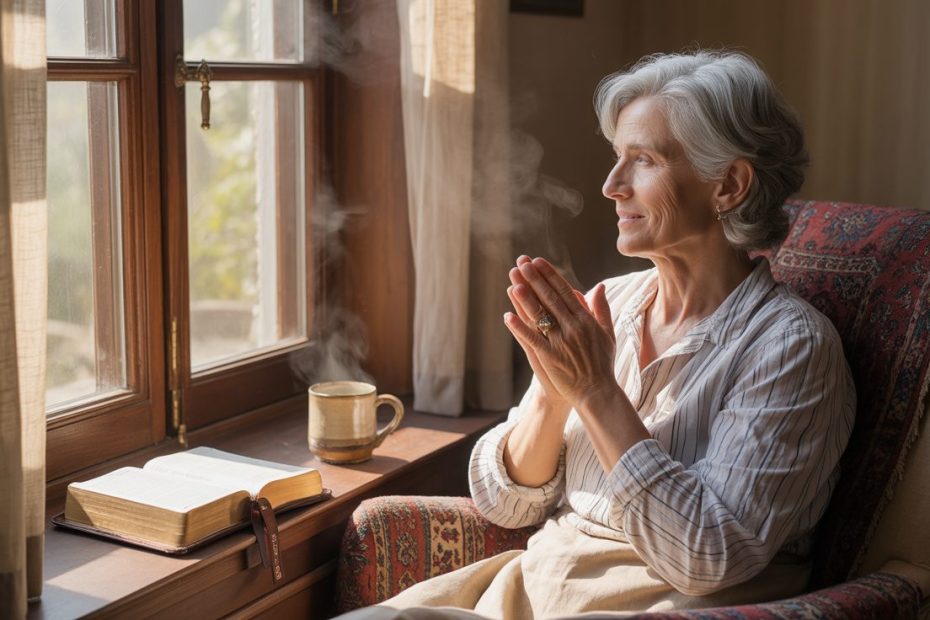 Parent praying for their adult children